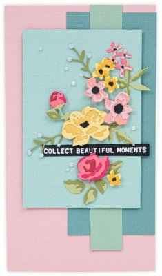Sizzix Thinlits Die Set - Brushstroke Flowers Mini by Tim Holtz (14 dies)