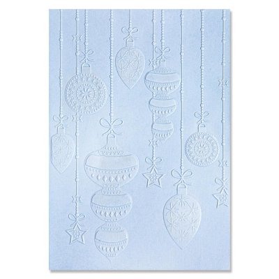 Sizzix 3D Textured Impressions Embossing Folder - Sparkly Ornaments