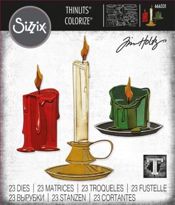 Sizzix Thinlits Die Set - Candleshop Colorize by Tim Holtz (23 pack)