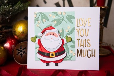 Sizzix Thinlits Die Set - Santa Greetings Colorize by Tim Holtz (49 pack)
