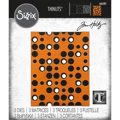 Sizzix Thinlits Die Set - Layered Dots by Tim Holtz (3 dies)