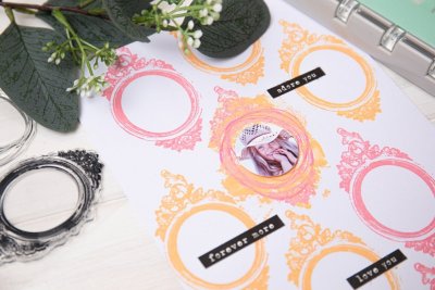 Sizzix Layered Clear Stamps Set - Artsy Regal Frame by 49 and Market (3 pack)