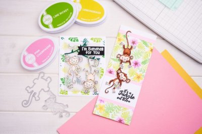 Sizzix Layered Stencils Set - It's a Jungle Out There (4 pack)