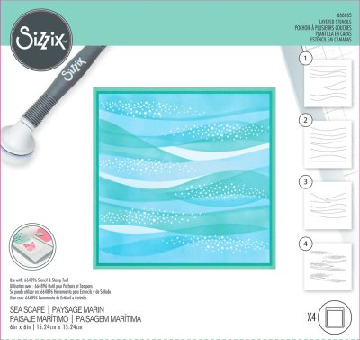 Sizzix Layered Stencils - Sea Scape