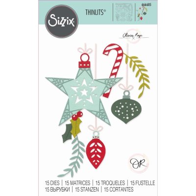 Sizzix Thinlits Dies - Festive Decorations by Olivia Rose