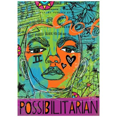 FÖRBESTÄLLNING! Sizzix Clear Stamp Set - Possibilitarian (13 dies plus 3 stencils)