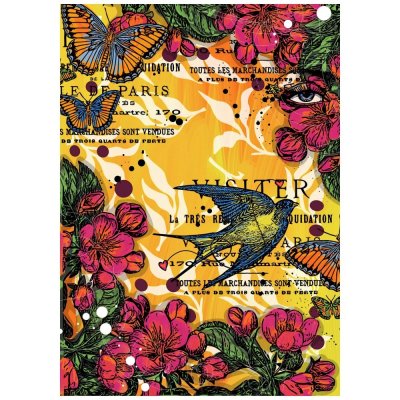 FÖRBESTÄLLNING! Sizzix Clear Stamp Set - The Visiter (6 dies plus 3 stencils)