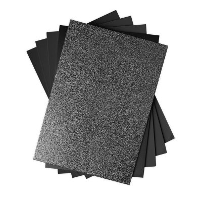 Sizzix A4 Surfacez Opulent Cardstock - Black (5 sheets)
