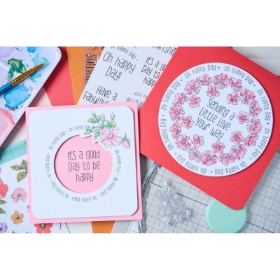 Sizzix Clear Stamp Set - Wildflower Botanicals (13 stamps)