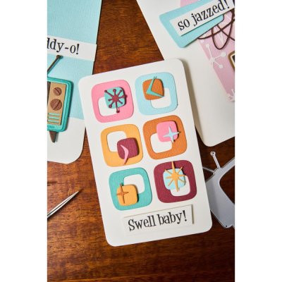 Sizzix Thinlits Die Set - Vault Atomic Retro by Tim Holtz