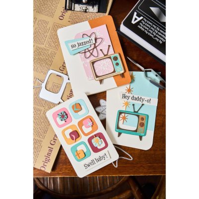 Sizzix Thinlits Die Set - Vault Atomic Retro by Tim Holtz