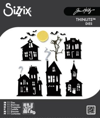 Sizzix Thinlits Die Set - Vault Ghost Town by Tim Holtz (11 dies)
