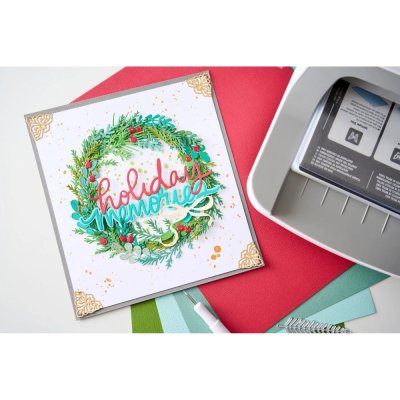 Sizzix Clear Stamp Set & Framelits Dies - Winter Greenery by Vicki Boutin