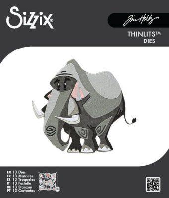 Sizzix Thinlits Die Set - MINI Clarence Colorize by Tim Holtz (13 dies)
