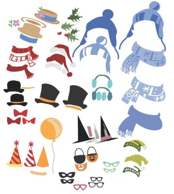 Sizzix Thinlits Die Set - LARGE Accessories by Tim Holtz (25 dies)
