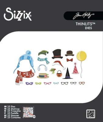 Sizzix Thinlits Die Set - SMALL Accessories by Tim Holtz (25 dies)