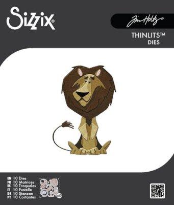 Sizzix Thinlits Die Set - MINI Harrison Colorize by Tim Holtz (10 dies)