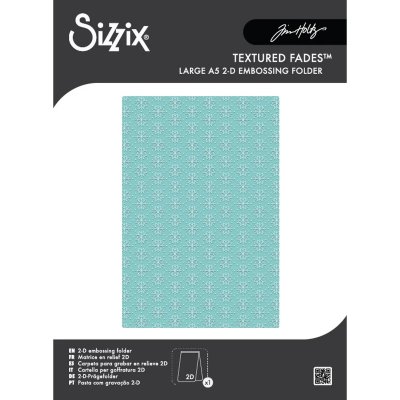 Sizzix Texture Fades A5 Embossing Folder - Snowflakes Nr.3 by Tim Holtz
