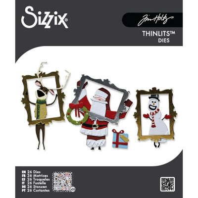 Sizzix Thinlits Die Set - Papercut Christmas by Tim Holtz (26 dies)