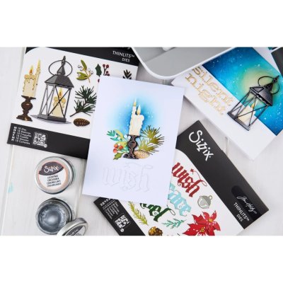 Sizzix Thinlits Die Set - Letter to Santa by Tim Holtz (38 dies)