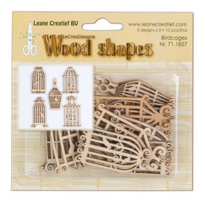 LeCrea Design - Wood Shapes Birdcages