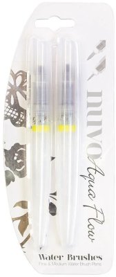 Nuvo Aqua Flow Pens - Water Brushes (2 pack)