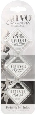 Nuvo Diamond Hybrid Ink Pads - White Wonderland