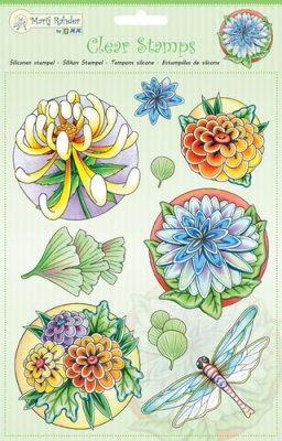 MRJ Clear Stamps - Flowers