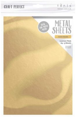 Tonic Studios Craft Perfect Metal Sheets - Golden Blonde (5 sheets)