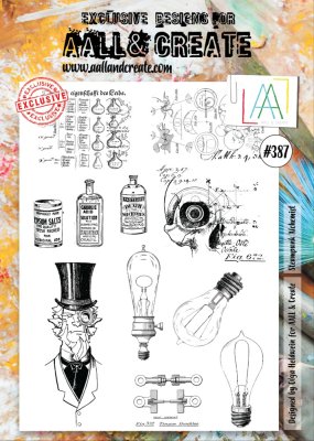 AALL and Create A4 Stamp Set - Steampunk Alchemist