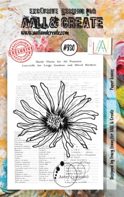 FÖRBESTÄLLNING! AALL & Create A7 Stamps #930 - Paper Leaves