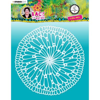 Studio Light 20x20cm Mask Stencil - ABM Back To Nature nr.83