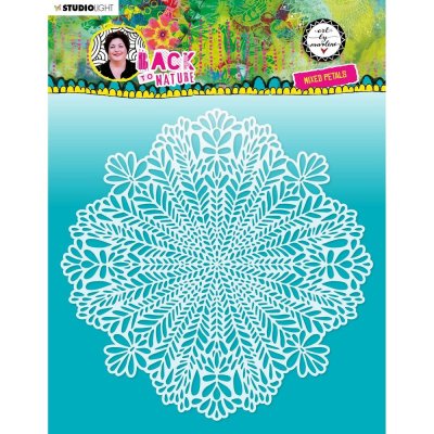 Studio Light 20x20cm Mask Stencil - ABM Back To Nature nr.85