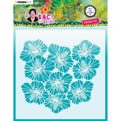 Studio Light 20x20cm Mask Stencil - ABM Back To Nature nr.86
