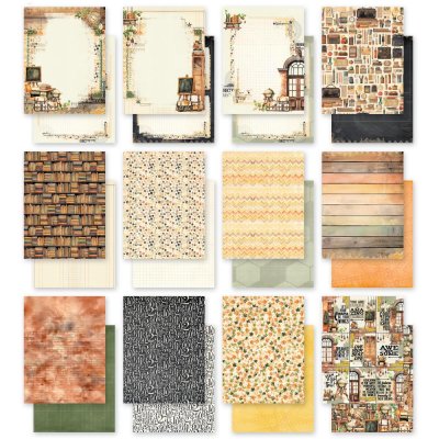 FÖRBESTÄLLNING! 49 And Market 6"x8" Collection Pack - Academia (24 sheets)