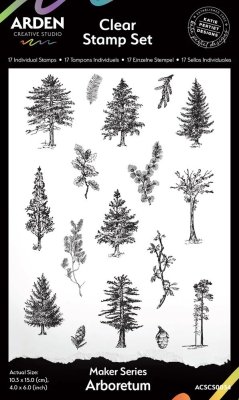 Arden Creative Studio 4”x6” Stamp Set - Maker Series Arboretum