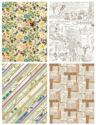 Arden Creative Studio 6”x8” Decoupage Paper - Garden Chronicles (12 pieces)