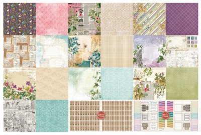 Arden Creative Studio 12”x12” Paper Pad - Garden Chronicles (12 sheets)