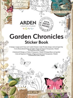 Arden Creative Studio Sticker Book - Garden Chronicles (92 designs)