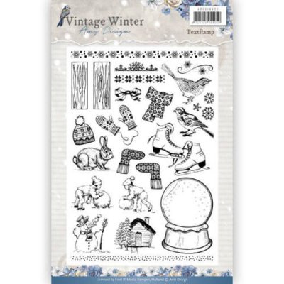 Amy Design Clear Stamp Set - Vintage Winter