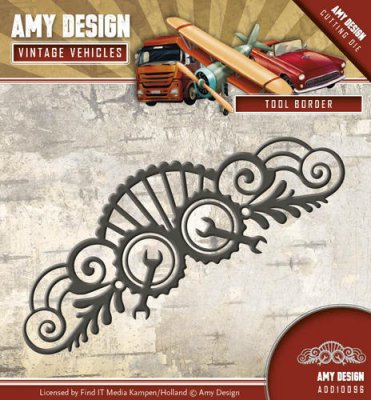 Amy Design Dies - Vintage Vehicles Tool Border