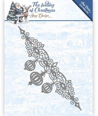 Amy Design Dies - The Feeling of Christmas Christmas balls border