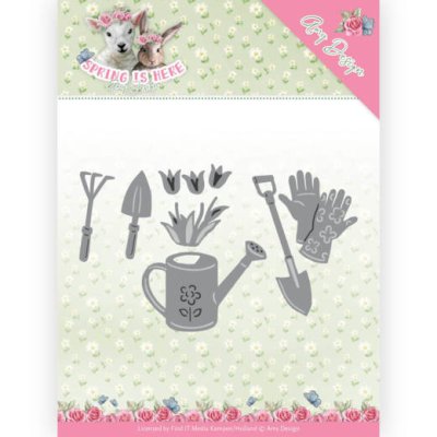 Amy Design Dies - Spring is Here Garden Tools