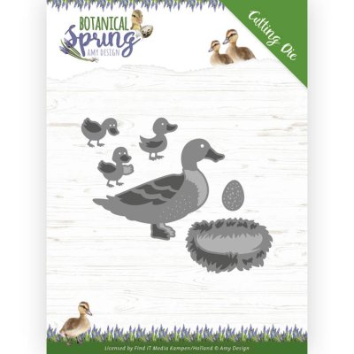 Amy Design Dies - Botanical Spring Some Ducks