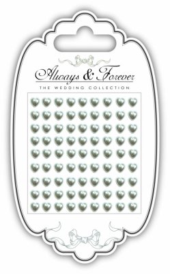 Craft Consortium Adhesive Pearl Hearts