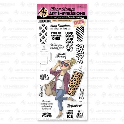Art Impressions Stamp & Die Set - Laugh Lines