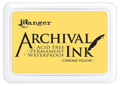 Ranger Archival Ink Pad - Chrome Yellow