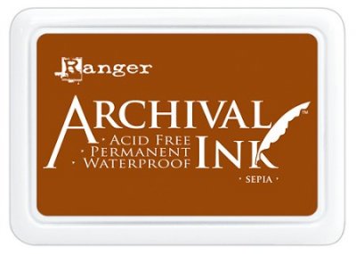 Ranger Archival Jumbo Ink Pad - Sepia