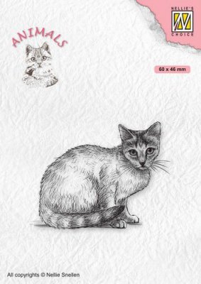 Nellies Choice Clear Stamps - Cat