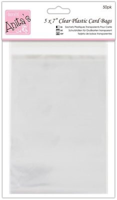 Anitas 5”x7'' Clear Card Bags (50 pack)